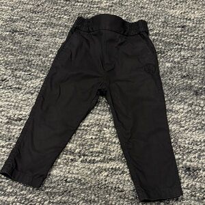 Burberry Kids Black Casual Pants